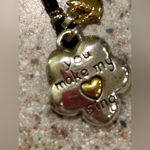Brighton Love Song / You Make My Heart Sing Necklace NWT - Picture 3 of 11